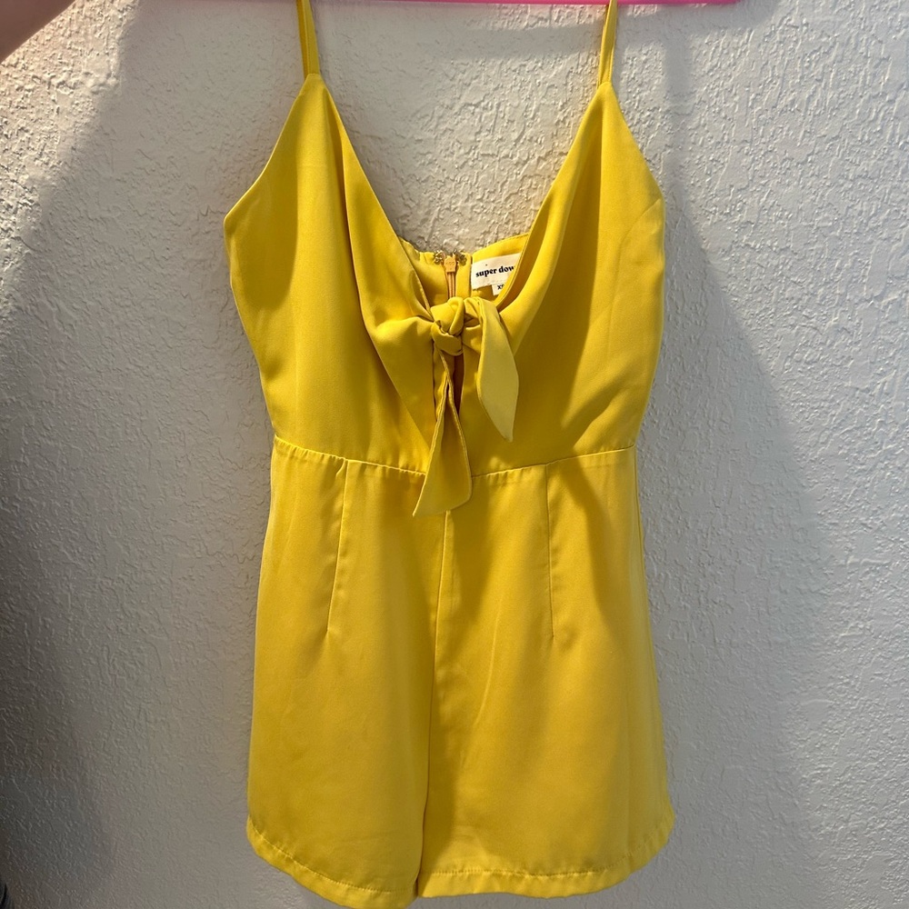Yellow women’s romper